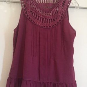 Small Darkish Pink Top by Love Stitch